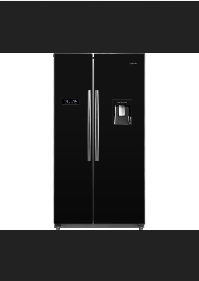 KENWOOD KSBSDB17 Americanstyle Fridge Freezer Black in Tenby