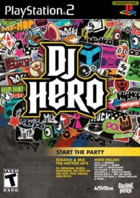 Dj Hero PS2 Playstation 2 Game Complete