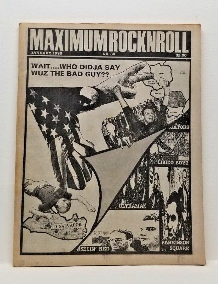 Maximum Rock N Roll Magazine No 80 January 1990 Punk Rock