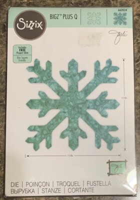 Sizzix Bigz Plus Q Snowflake #662034 Package Slightly Damaged See Pics!!!