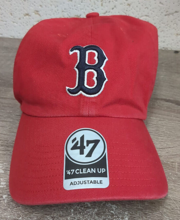 '47 Brand Clean Up Adjustable Red Hat Cap