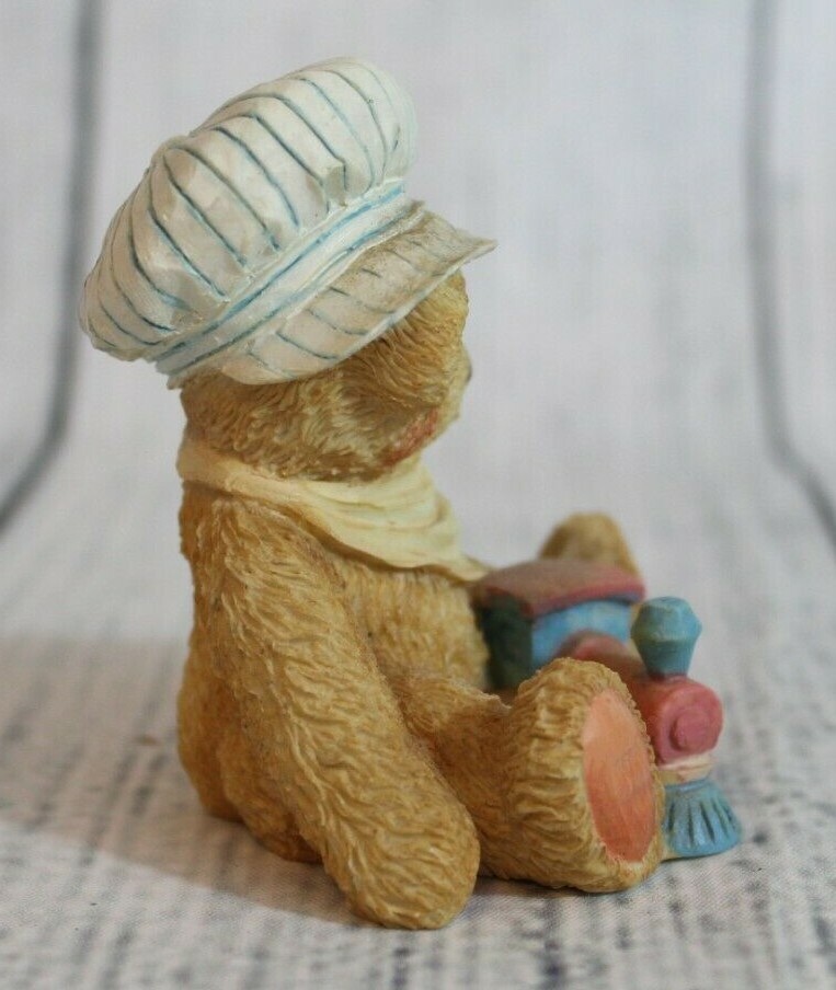 Cherished Teddies Thomas Chuggin' Along #911739 Vintage 1992 Figurine