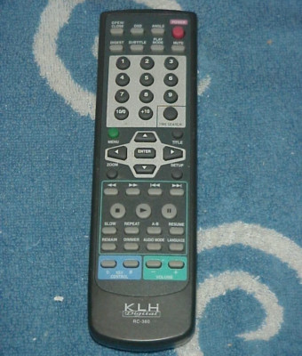 KLH Digital RC-360 DVD Player Remote Control