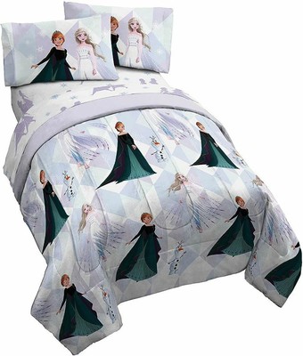 Disney Frozen 2 ''Arendelles Royal Sisters Elsa & Anna'' Kids Bed Set-AB092Q5CBVL5