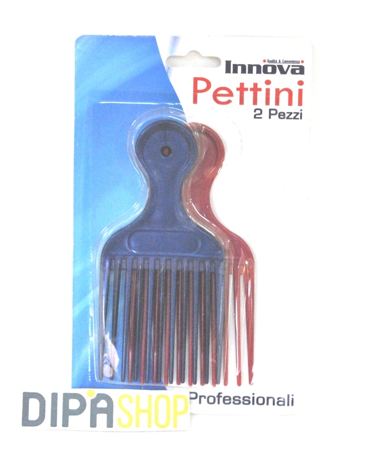 Set 2 Pettini Innova Grandi Capelli Cura Donna 15x7cm moc