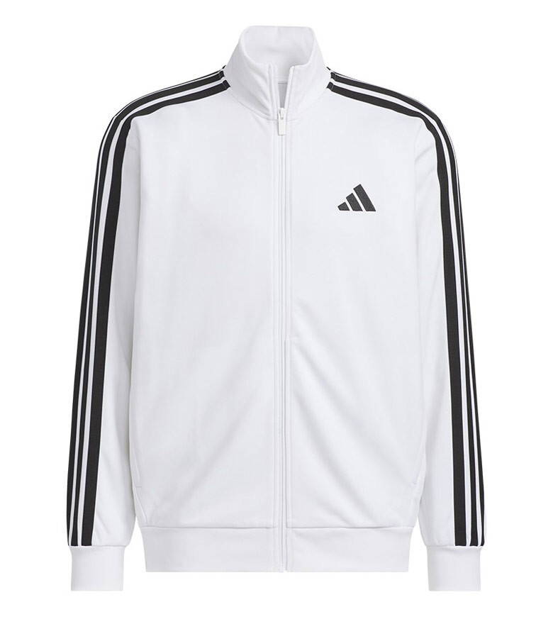 Adidas 3S Regular Fit Double Knit Track Jacket (JV6979) Full
