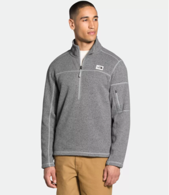 North face men's gordon lyons quarter zip fleece pullover sale