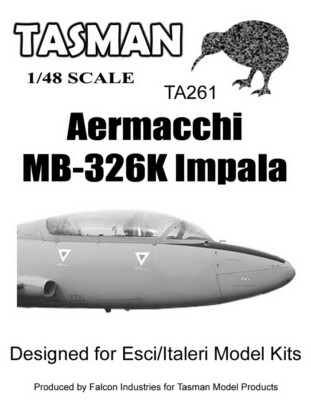 Tasman 1/48 Aermacchi MB-326K Impala Canopy for Esci/Italeri kits