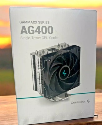 DeepCool GAMMAXX AG400 Single-Tower CPU Cooler, 120mm Fan, Direct-Touch Copper H