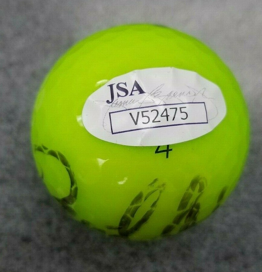 Michelle Wie, Lydia Ko, Pernilla Lindberg Signed Autographed Golf Ball  JSA Coa