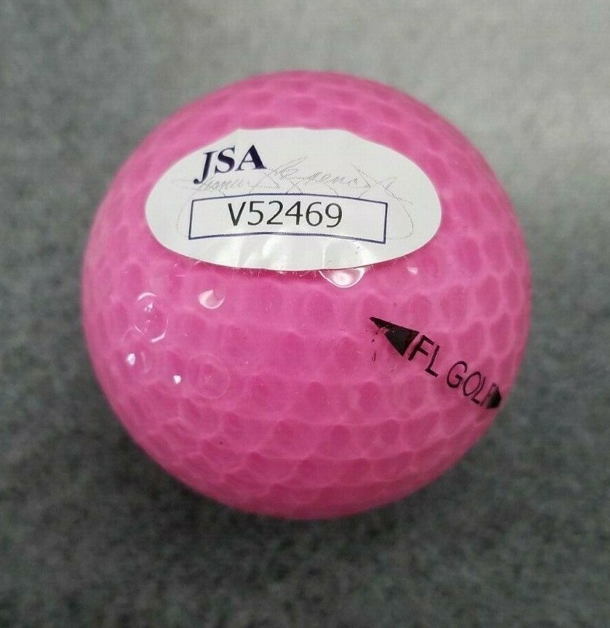 Paula Creamer Autographed Signed Golf Ball JSA Authentication - LPGA