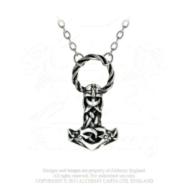 Mjollnir Pendant Pewter ALCHEMY GOTHIC