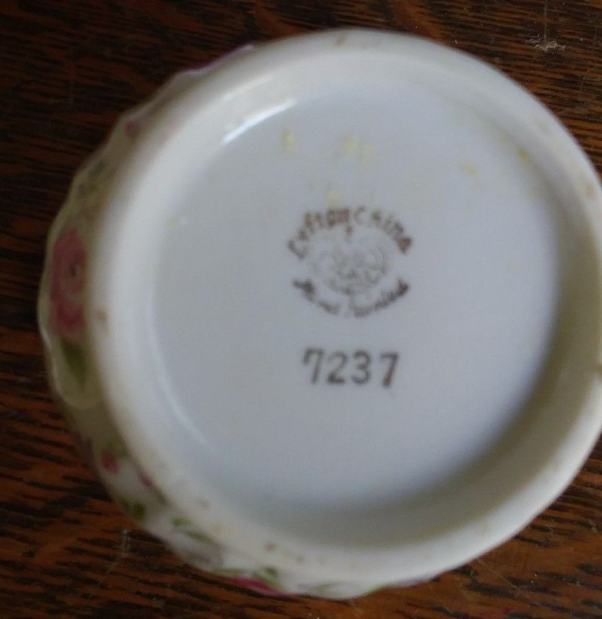 Vintage Lefton China Rose Chintz Creamer HAND PAINTED SMALL PITCHER