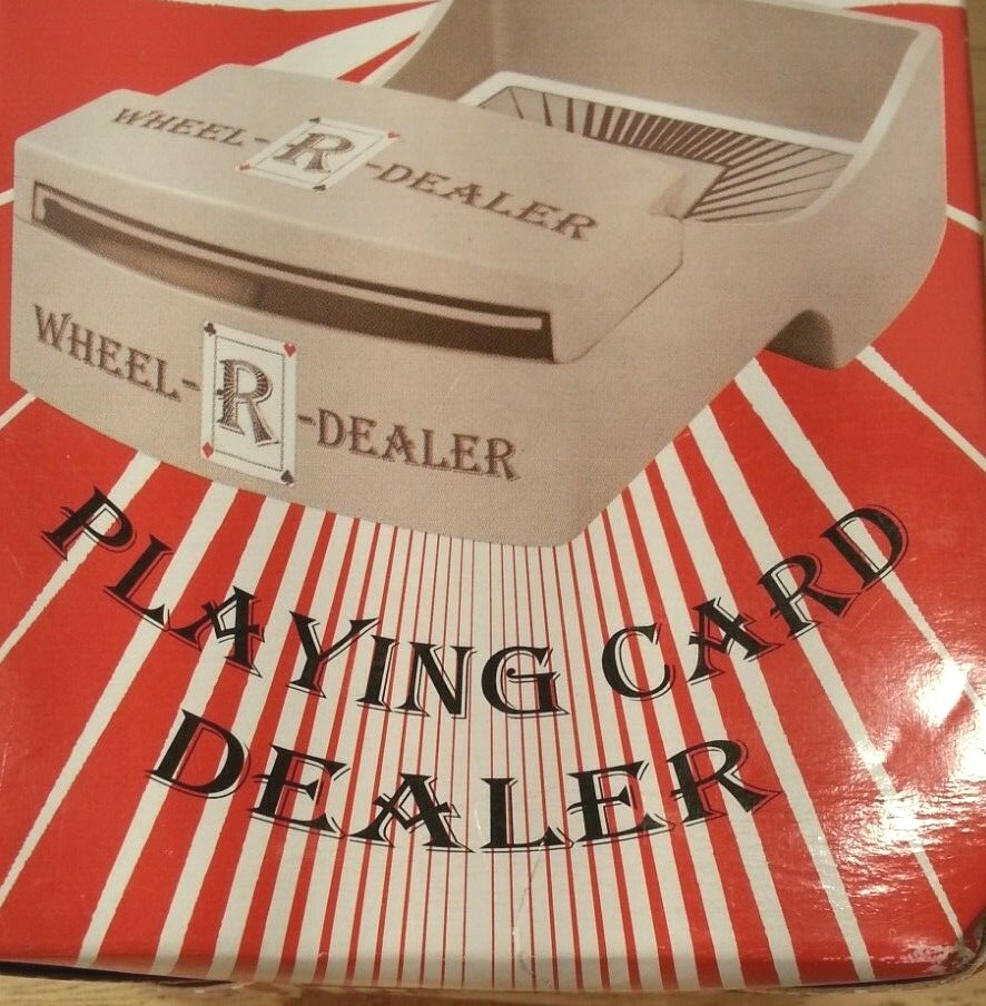 Wheel-R-Dealer - Electronic Playing Card Dealer - Handheld Single Deck - Casino