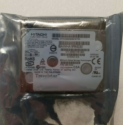 NEW Travelstar C4K60 HTC426020G7AT00 20GB 4200RPM 1.8'' 08K1532 IBM X40 X41T HDD
