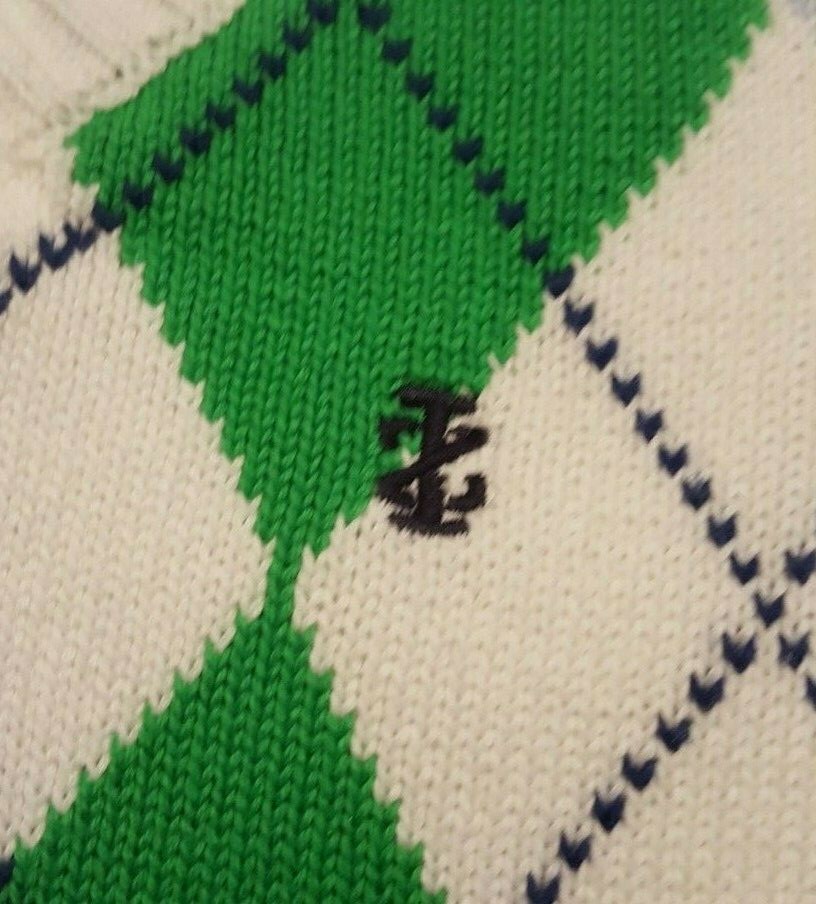 NEW Boys IZOD Argyle Pattern White Sweater Vest Size 5/6 Dress Casual Dapper Kid