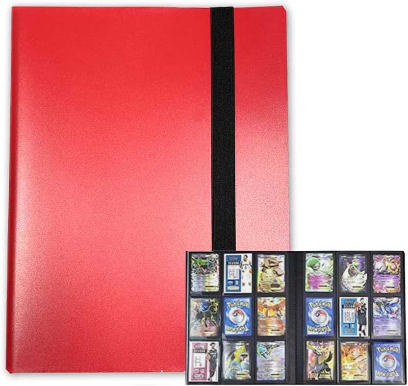 9 Pocket Card Binder, Premium Zip Trading Card Binder