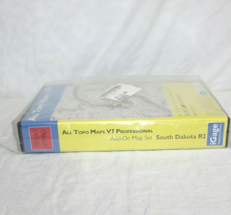 All Topo Maps V7 Professional South Dakota Release 2 Retail $116.00 NIP
