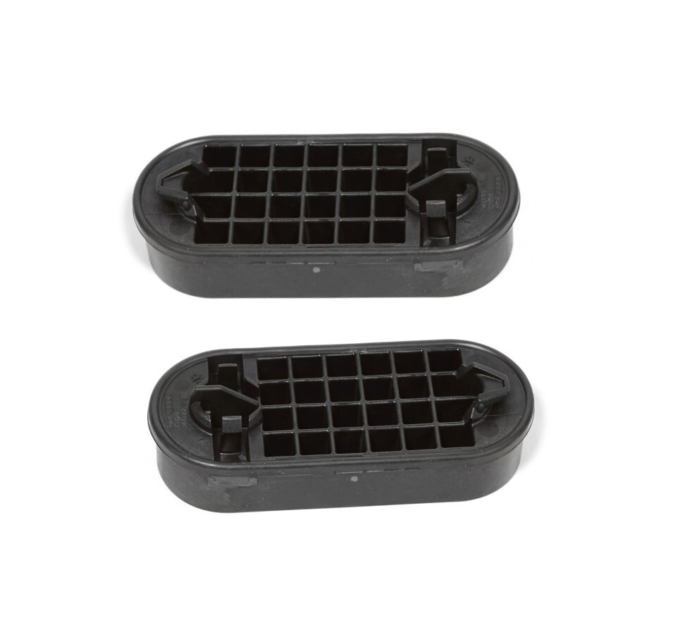 AUDI A8 4H ORIGINALE ANTERIORE POSTERIORE JACK POINT SOCKET PAD 2xPCS 4H0802845B