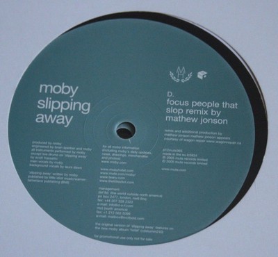 MOBY SLIPPING AWAY 2006 UK 2x12''  MUTE p12mute365 PROMO NEW SEALED