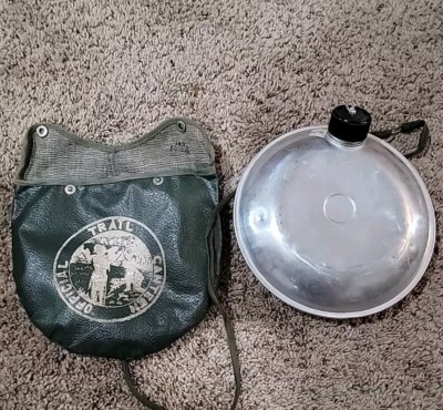 Vintage  Official Trail Canteen Camping Boy Scouts Hiking