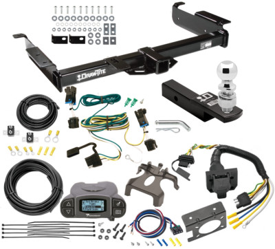 10K Hitch w/ P3 Brake Control For 03-22 Chevy Express GMC Savana + 7-Way Wiring