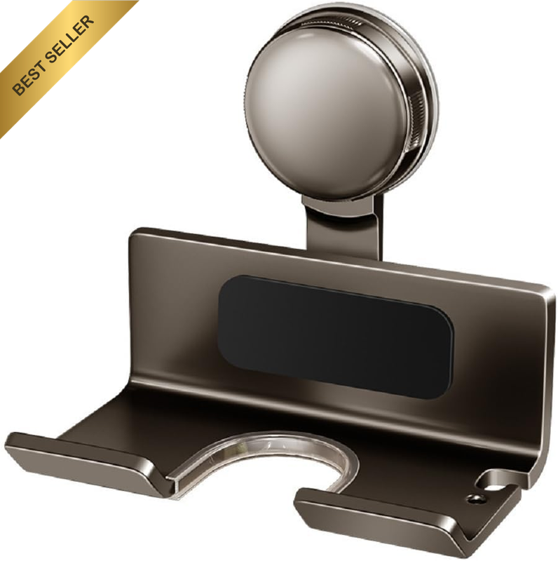 Hair Dryer Holder – Suction Cup, No-Drill Wall-Mounted Hair Dryer Rack for Bathr