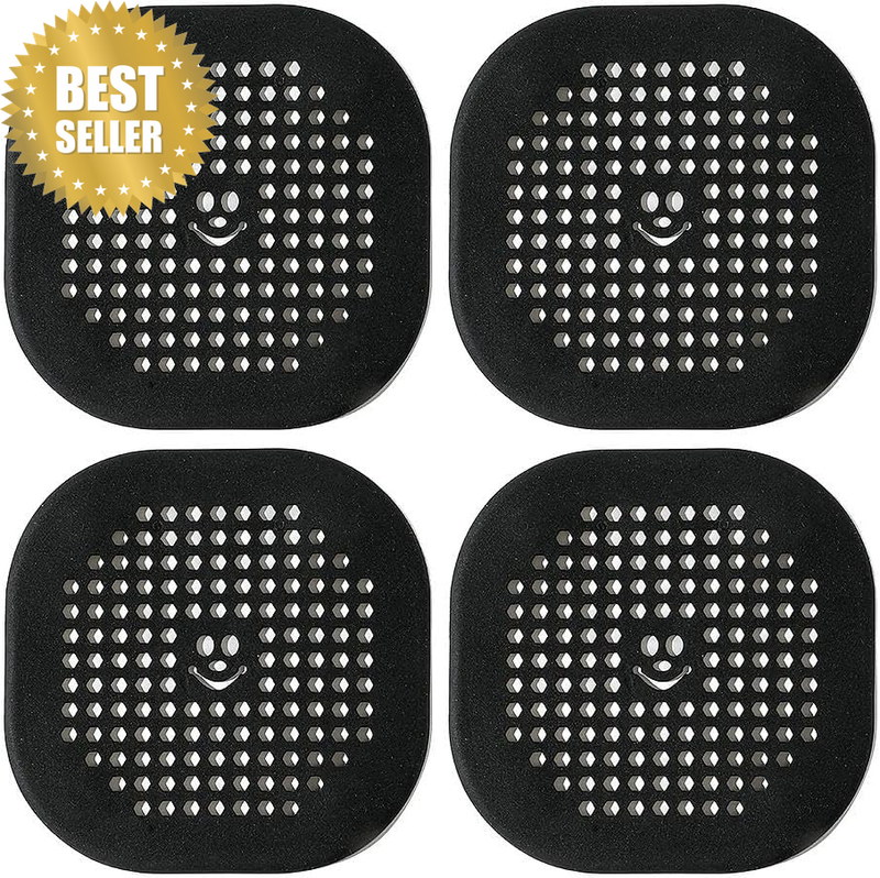 Shower Drain Hair Catcher Silicone Sink Strainer Drain Cover Hair Catcher Bath A