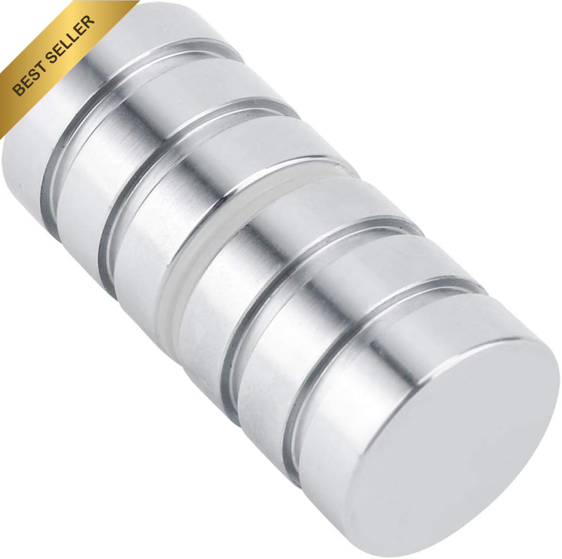 Stainless Steel Shower Door Handle, Solid Durable Replacement Knob for Glass Bat