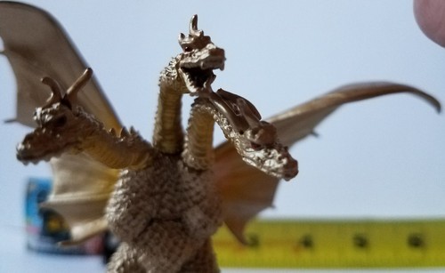 BANDAI King Ghidorah TOHO Kaiju Gashapon Figure insert in USA Godzilla HG 7 mini