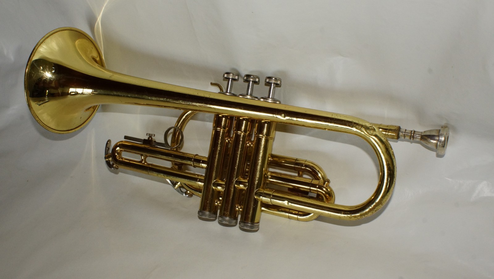 Holton Collegiate CORNET Gold Tone Horn with Hard Case Musical Band School