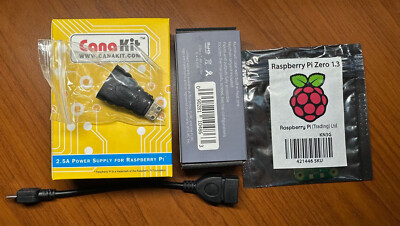 Brand New - Raspberry Pi Zero v1.3, 16Gb micro SD and accessories
