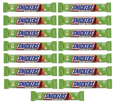 Snickers Kesar Pista Chocolate Bar, 22 gm (Pack of 24 ) Best Quality lll