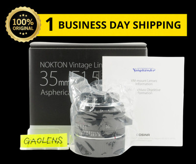 New Voigtlander NOKTON Vintage Line 35mm F1.5 Aspherical Type I VM Leica M Lens