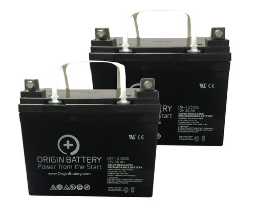 Pride Mobility Scooter 12V 35AH Battery Kit for Victory 10 3 Rally TSS Sidekick