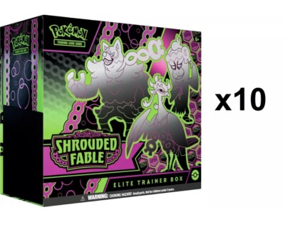 SEALED CASE! 10x Elite Trainer Box SV6.5 Shrouded Fable Pokemon TCG