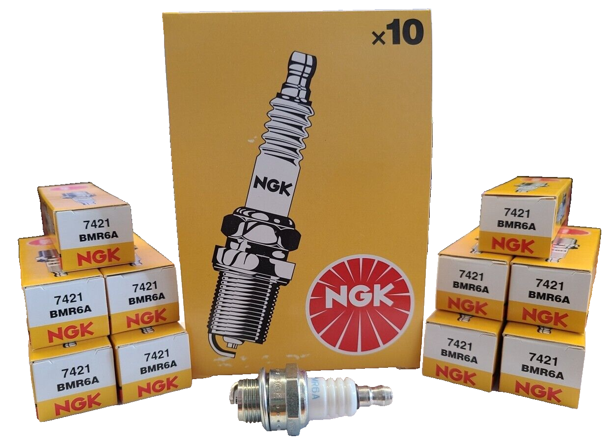 1x NGK Candele Parte Numero BMR6A Stock No. 7421 Nuovo