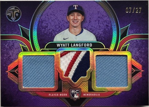 2024 Topps Triple Threads - Wyatt Langford #RTR-WL
