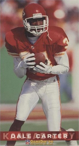 1994 Fleer GameDay Dale Carter #188