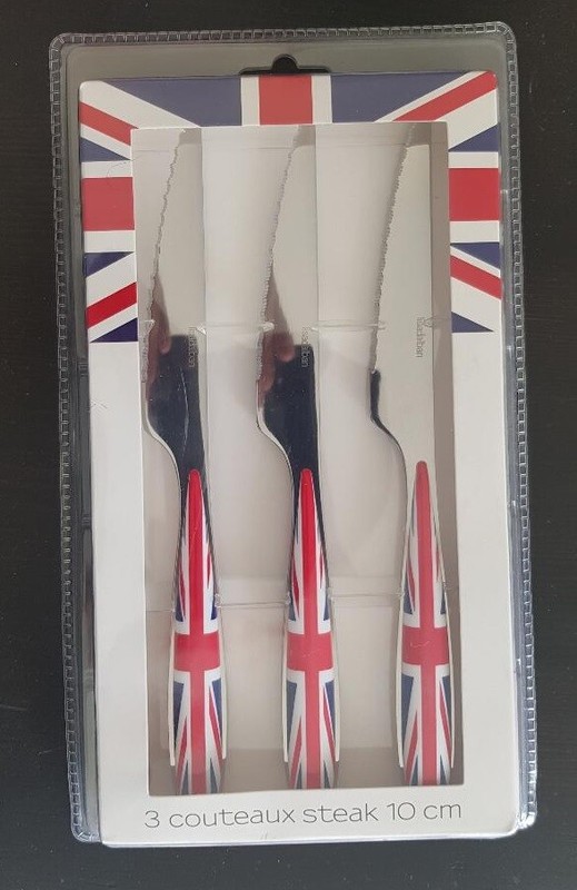 Couteaux Anglais Steak 10cm Lisa D'Alban Knives Set Los Cubiertos Bestek - Neuf