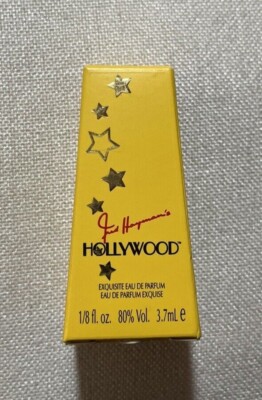 Vintage Fred Hayman's HOLLYWOOD Eau De Parfum Splash Mini 1/8 oz NIB from 1988