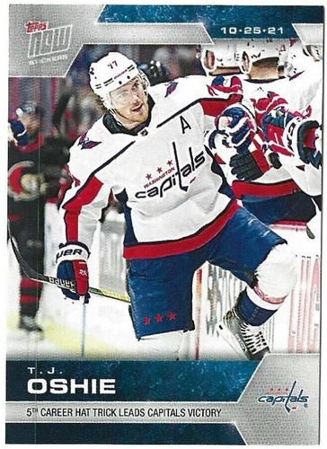 2021-22 Topps Now NHL Stickers - T.J. Oshie #46