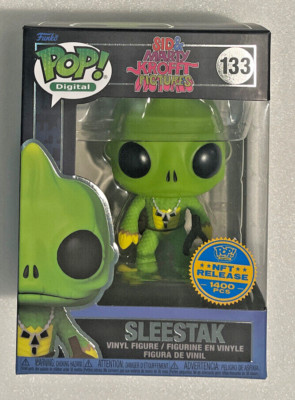 Funko POP Digital #133 SID & MARTY KROFT SLEESTAK LEGENDARY 1/1400 In Protector