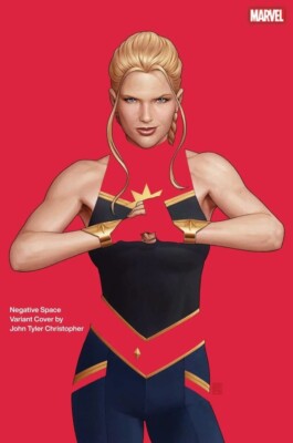 CAPTAIN MARVEL #1 John Tyler Christopher Negative Space Variant (2023)
