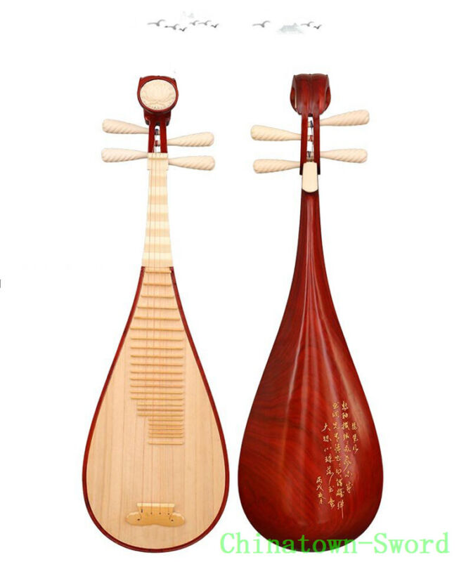 TIANYIN Chinese Soprano Pipa Lute Guitar Handmade Musical Instrument 琵琶 #4124