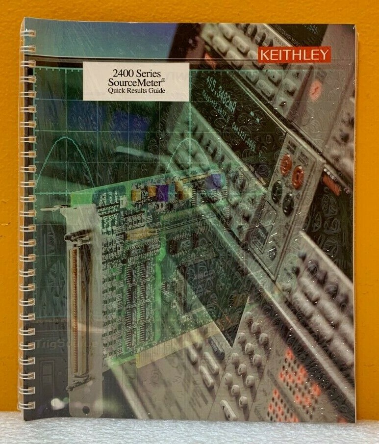 Keithley 2400 Series SourceMeter Quick Results Guide Manual.のeBay公認海外通販