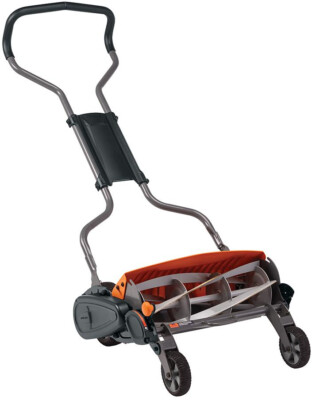 Fiskars Walk Behind Reel Mower 18 in Cut Manual Push Non-Electric w/ VersaCut 1