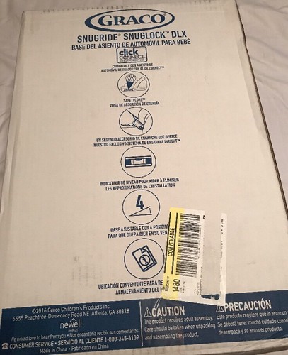 Graco Snugride Snuglock DLX Infant Car Seat Base~NEW Click Connect “Pickup Only”