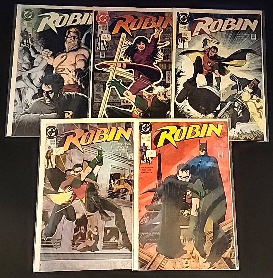 Vintage 1991 DC Comics Robin Complete Limited Mini-Series Issues #1-5  1 2 3 4 5