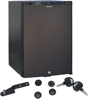 240V 12V Lockable Campervan Fridge Quiet 2 Way Camping Fridge for